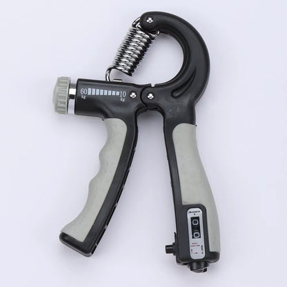 100KG Adjustable Spring Hand Grip with Digital Counter Hand Gripper Strengthener Strength Exercise Equipment