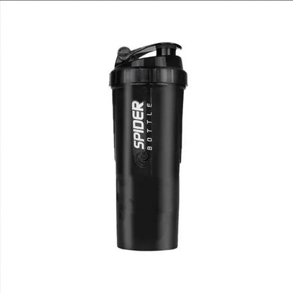 NNEOBA 3-Layer Protein Shaker Bottle Black-0