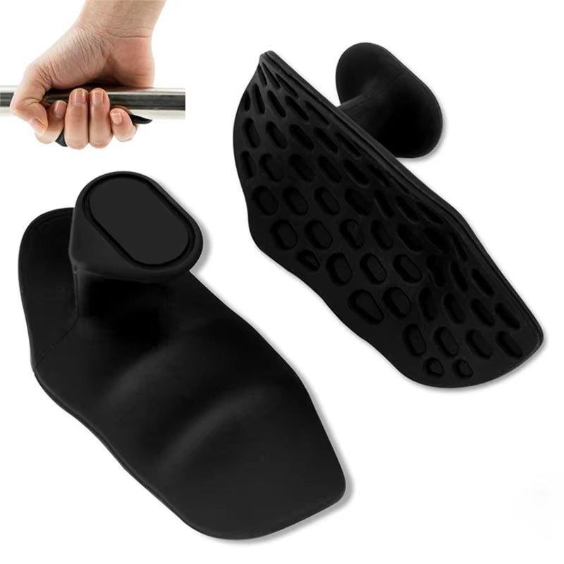 Silicone Sports Gloves for Gym Weightlifting Flexible Stretch Grip Barbell Anti-Slip Protection Fitness Strength Training Rubber