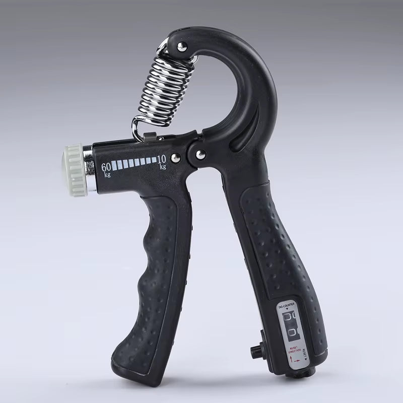 100KG Adjustable Spring Hand Grip with Digital Counter Hand Gripper Strengthener Strength Exercise Equipment